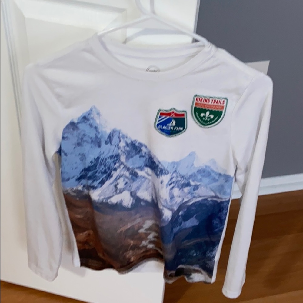 Boys long sleeve shirt with graphic design